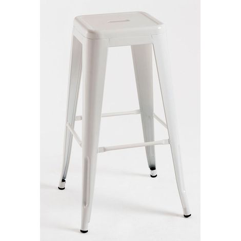 Taburetes Altos - Taburete Torix Alto - Blanco (1/5)