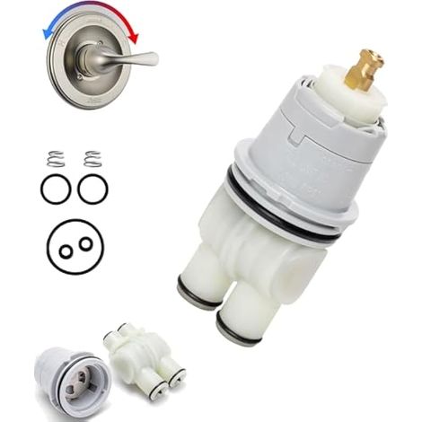 RP46074 Cartouche de douche pour douche et baignoire Delta série 13/14, pièces de douche Delta Monitor, poignée unique Delta MulitChioce cartouche à valve universelle QLXAQLX (1/5)