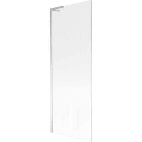 Mexen Next L paratia da vasca da bagno a 1 anta 70 x 150 cm, strisce, cromo - 895-070-000-03-09-01 (1/5)