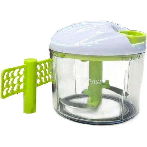 Northix Picadora Manual Multifunción 900ml Blanca