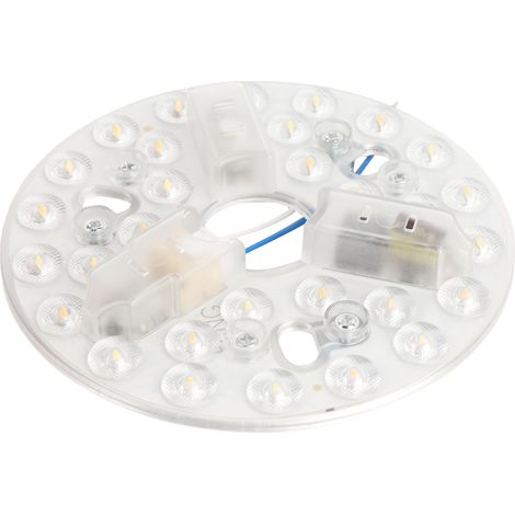 Kit de remplacement pour ventilateur de plafond de 5,3 pouces avec éclairage LED 15 W, 3 températures de couleur (3000 K, 4200 K, 6500 K)