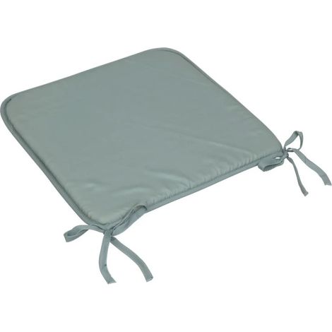 Galette de Chaise "Micro" 39x39cm Vert Céladon (1/3)