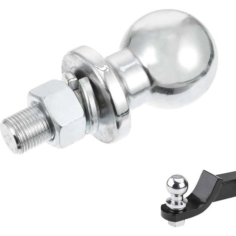 Bola de enganche de remolque de 50 mm - Bola de enganche de tractor - Para barras de remolque de hasta 3,5 toneladas (1/5)