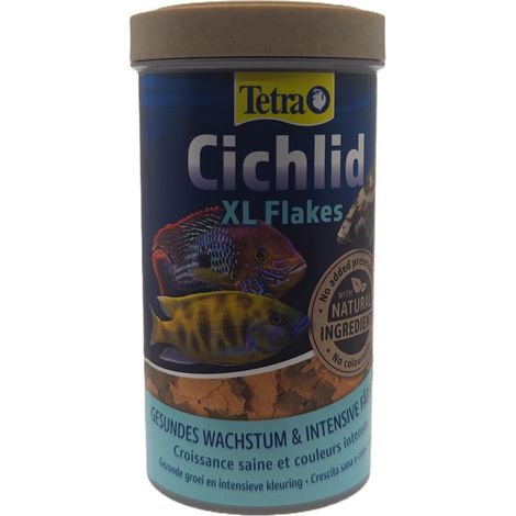 Cichlid XL flocons 80 g 500 ml nourriture pour Cichlidés et poissons d'ornement - Tetra (1/5)