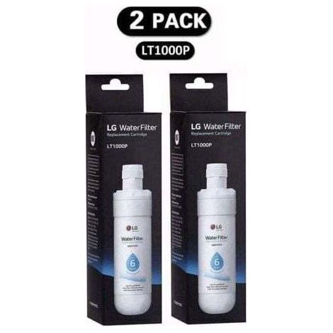 Set di 2 filtri (LT1000P) per frigorifero, filtro acqua per frigorifero