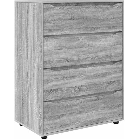 Maison Exclusive - Armarios de Almacenamiento Gris Sonoma 80 x 48