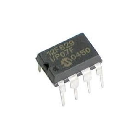 Circuito Integrado Microcontrolador 8BIT 1.75KB DIP8 PIC12F629-I/P