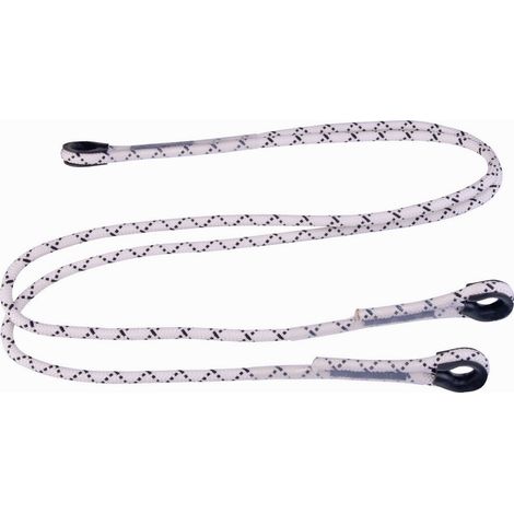 Double longe d'1,5 mètres en corde tressée avec ses boucles cossées permettant un maximum de polyvalence Delta Plus - 1.5 m