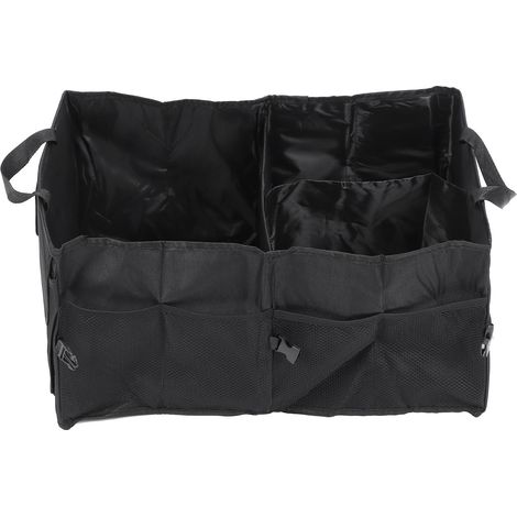 Grand sac de rangement pliable, grande contenance, organiseur à compartiments multiples pour maison, tote de stockage pratique. (1/5)