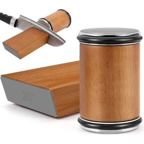 Aiguiseur de couteaux roulant pour couteaux de cuisine - Affûtage de couteaux roulants - Kit d'outils d'affûtage de couteaux avec pierre à aiguiser - Cadeau d'anniversaire pour femmes et hommes (1/5)