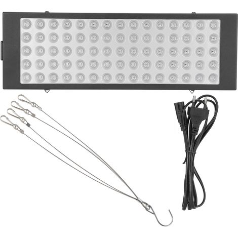 Lampe de croissance LED 13W Plein Spectre pour Plantes d'Intérieur Hydroponie, Panneau 110‑240V avec Fiche UE (1/5)