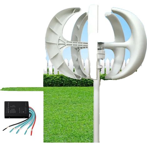 Générateur d'éolienne, puissance de 600W, conception à axe vertical à 5 pales (1/5)