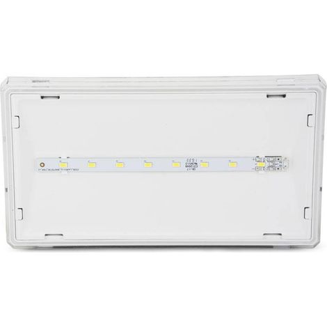 Bloc de secours LED EXIT S 350 lumens IP42 Awex Transparent (1/4)