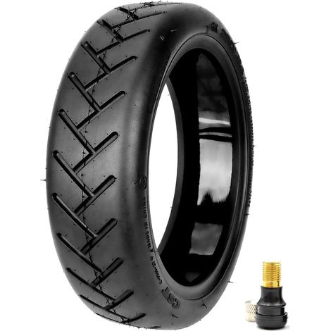 Pneu sans chambre à air CST 250 x 54 avec gel auto-réparant pour scooter électrique Xiaomi 4, pneus en caoutchouc de jante, pneu de rechange avec valve (1/5)