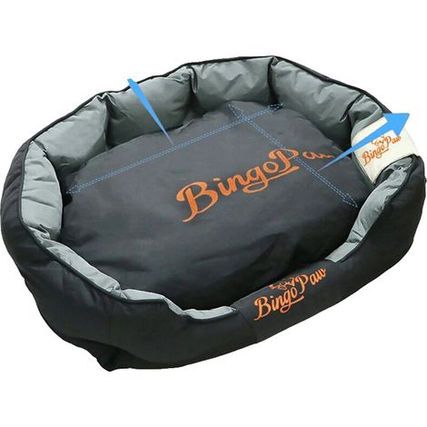 Lit pour chien, Imperméable, Résistant aux griffes, XL - 105 x 80cm (1/2)