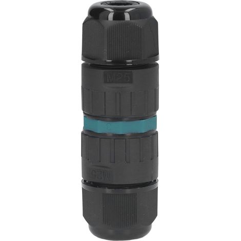 Elektrischer Kabelverbinder, 1 x 6-poliger IP68 wasserdichter LED-Stromanschluss, Außenkabelverbinder zur Reparatur und Verlängerung von Stromkabeln, Kabelschutz für Leuchten