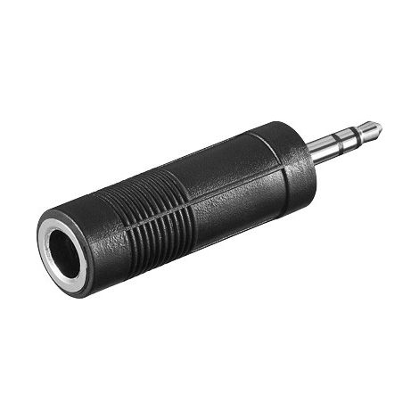 Adattatore JACK 3,5 Maschio ST A JACK 6,3 Femmina ST