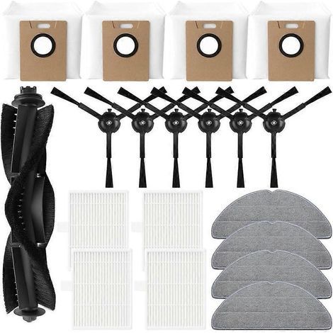 Lot de 2 kits d’accessoires complets pour aspirateurs robots Tapo RV30 Max, RV30 Max Plus, RV20 Max et RV20 Max Plus. Pièces détachées compatibles, remplacement direct sans outil pour l’entretien de v (1/5)