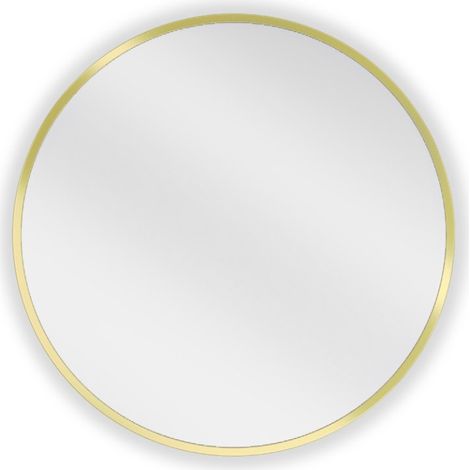 Mexen Loft miroir de salle de bain rond 45 cm, cadre doré - 9850-045-045-000-50 (1/5)