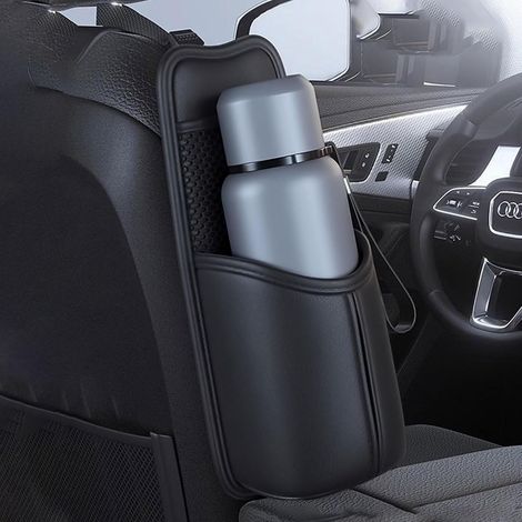 Porte-gobelet et organisateur 2 en 1 pour voiture - Sac porte-bouteille de 2,4 L avec fonction de suspension - Convient aux grandes boissons, au téléphone et aux objets en voiture, SUV et camion - Noi (1/4)