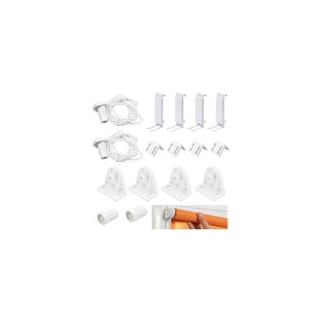 Supports de Fenêtre pour Store Occultant - 17mm, Pièces de Rechange pour Stores à Traction Latérale, Montage Facile