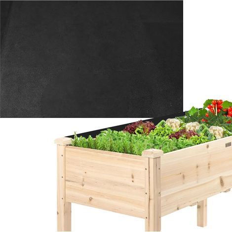 160 290cm Rouleau De Revêtement pour Jardinière en Tissu, Rouleau De Doublure en Feutre Végétal Non Tissé, Tapis De Jardinage pour Jardin, Allée Et Potager (1/5)