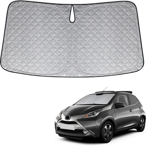 Pare-soleil pare-brise Toyota Aygo X 2022-2025, protection UV, pliable (1/5)