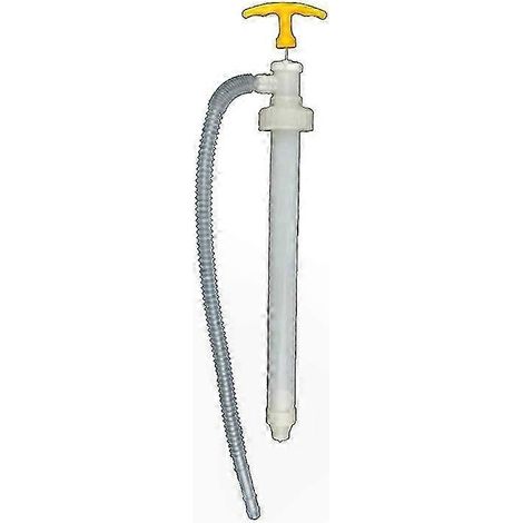 Pompe de transfert manuelle à poignée ergonomique pour liquides, eau, huiles et produits chimiques, usage industriel et domestique. (1/4)