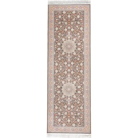 Tapis persan Gity  - 300x100cm, Rectangular - 100% Acrylique - Tissé - Gris (1/3)