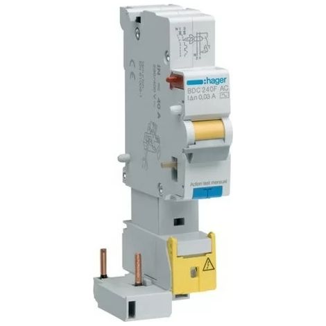 Hager Bfc225F - Blocco differenziale 1P+N 25A 300mA AC