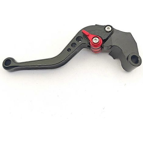 Pour Yamaha YZF R15 Poignée de klaxon d'embrayage réglable en aluminium modifiée, fixation de biellette de direction (noir 1) (1/5)
