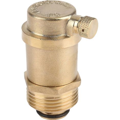 Soupape de purge d'air automatique en laiton DN25 G1 pour chauffe-eau solaire. (1/2)