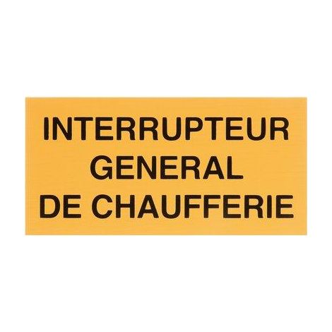 ETIQ INTERRUPTEUR GENERAL CHAU CZ02