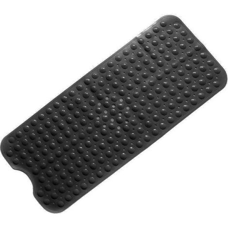 (Noir)Tapis de Bain de Baignoire Antidérapant avec Les Ventouses Puissantes, Baignoire Mat,Sécurité Anti Glisse,Résistant à la Moisissure Lavable en Machine (1/5)