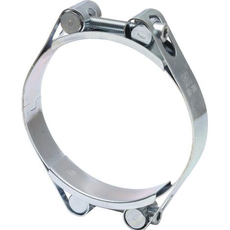 Abrazadera para manguera, 110-120 mm para dos tornillos DIN912, doblemente galvanizada Kramp DBHC110120 (1/2)