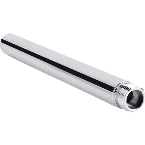 Duscharmverlängerung aus Edelstahl, 20 cm langes Duschverlängerungsrohr, runde Duschkopfverlängerung, G 1/2"-Duschkopfverlängerungsarm, Badezimmerzubehör (1/4)