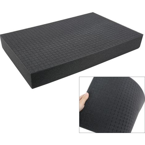 HMF 1456 Rasterschaumstoff, Double-Size Würfelschaum, 345 x 550 mm 70 mm (1/5)