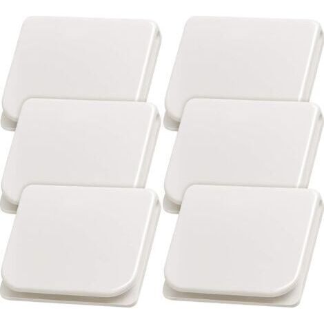 LaBlanc - Clip per tenda da doccia, clip antivento e antispruzzo, clip autoadesive per tende, clip protettive per tenda da doccia (6 pezzi) (1/5)