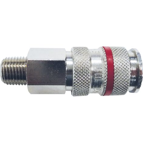Raccord rapide pneumatique RS PRO, Filetage vers Femelle 3/8 in Female Britannique en Acier nickelé ( Prix pour 1 )