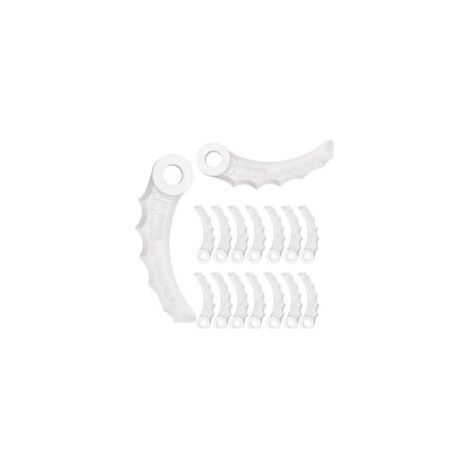 Lot de 18 lames de rechange en plastique pour tondeuse à gazon Makita 198426-9