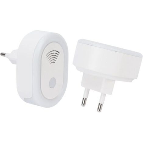 ZVD Contrôleur d'élimination des acariens par ultrasons, 2 pièces (réglementation européenne), prise directe pour l'élimination des acariens par ultrasons dans la chambre à coucher (1/4)