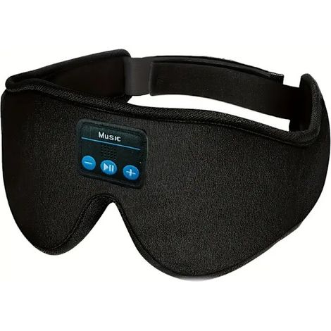 LC-Dolida Schlafmaske mit Bluetooth-Kopfhörern (1 Stück) – 3D-Kopfhörer für Seitenschläfer – Ideales Geschenk und unverzichtbares Reiseaccessoire (1/4)