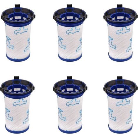 Filtres de rechange compatibles Rowenta Air Force 360 et Tefal Air Force 360 – lot de 6 pièces