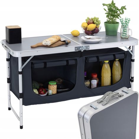 MOBILE DA CUCINA TURISTICO tavolo da giardino pieghevole valigia Tavolo da CAMPEGGIO