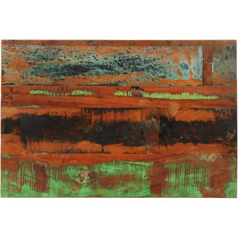 Dessus de table rectangulaire 60x90 cm 15-16 mm Bois récupéré
