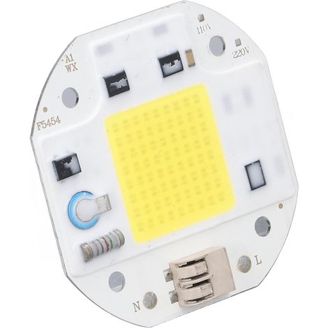 COB-Lampenperle, Hochleistungs-LED-Chip, helle COB-Lichtquelle, treiberlos, für DIY-Beleuchtung, 110 V, 70 W, kaltweiß (5800 K–6500 K) (1/5)