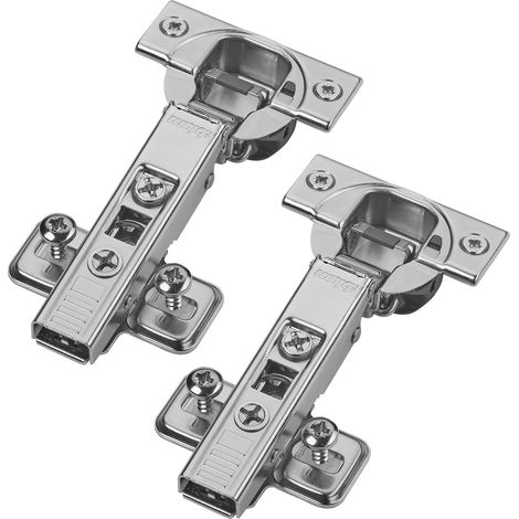 Blum Topfband Schrankscharnier 110° 71B3580 Eckanschlag SoftClose 3D-Verstellung, inkl. Montageplatte 174E6100 - 2er Set