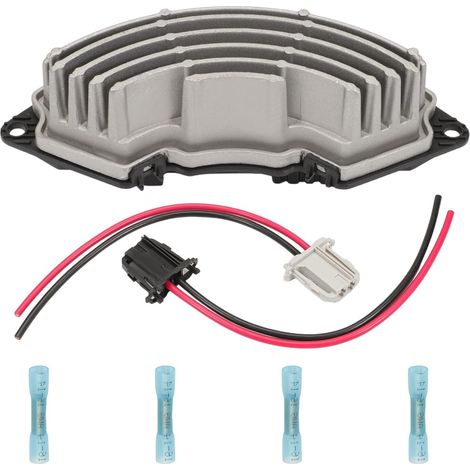 Résistance du moteur du ventilateur de chauffage 77366112 Compatible avec C4 Picasso Berlingo Dispatch Jumpy Partner Expert Doblo Scudo avec connecteur de câble diamètre 2,5 mm 6441.CE (1/5)