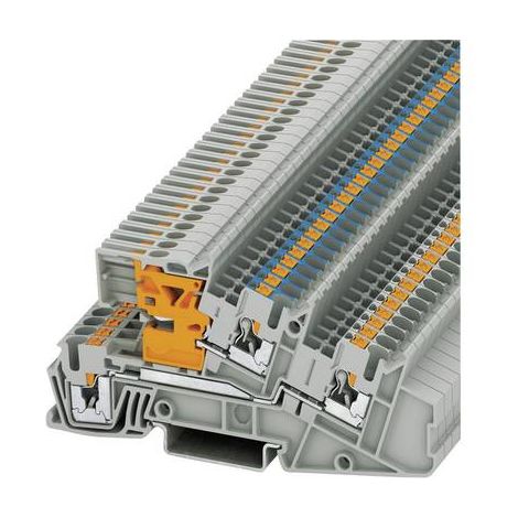 Bloc de jonction à étages pour installations Contenu: 1 pc(s) Phoenix Contact PTI 2,5-L/NT 3213947 (1/2)