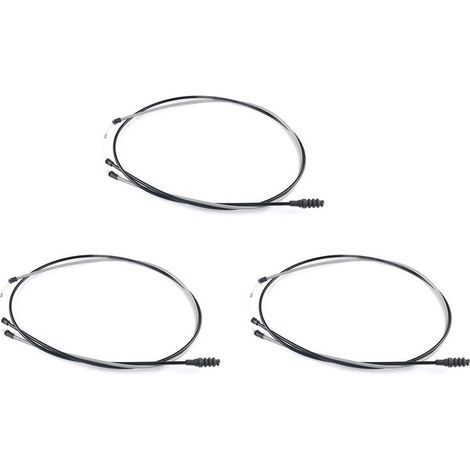 Trois câbles d'ouverture de capot pour W210, E320, E420, E430 et E55 (2108800159) (1/5)